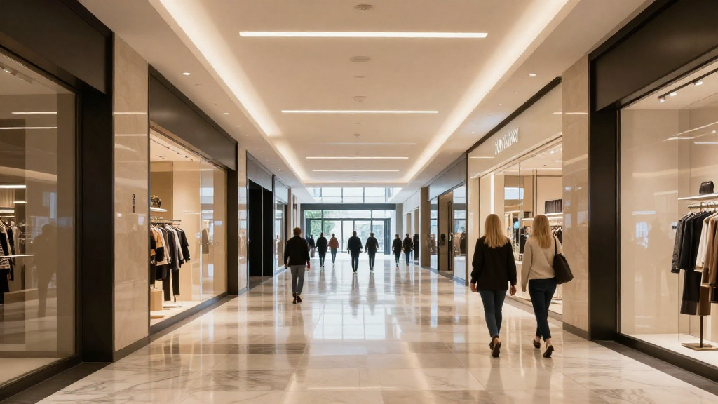 How Is Corridor Lighting Designed in Malls