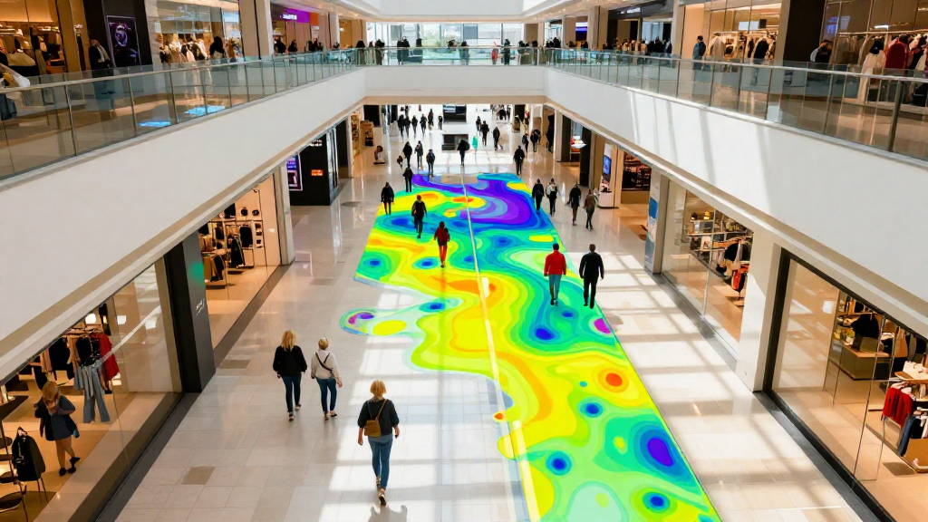 What Is a Mall Footfall Heatmap