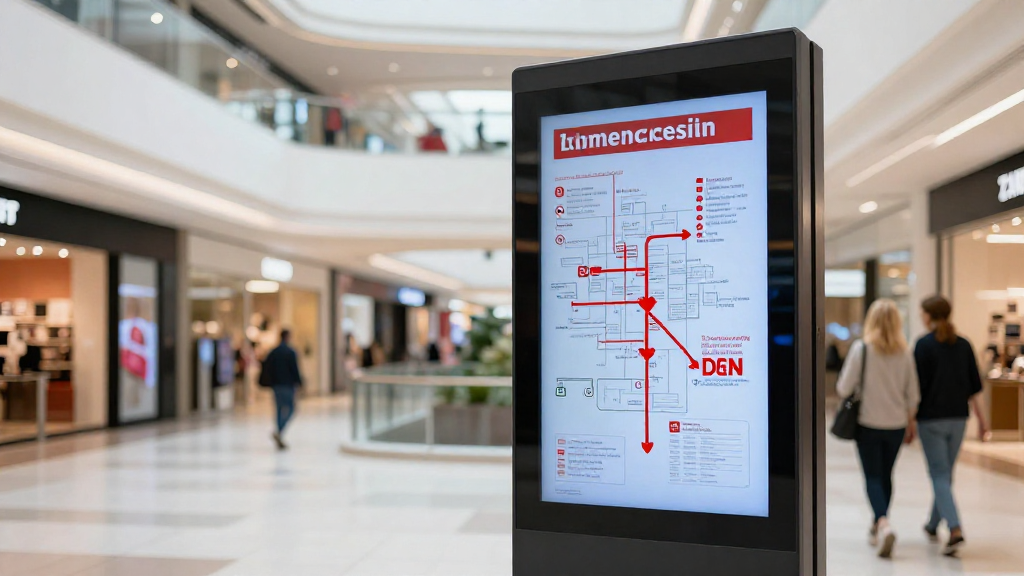 How Are Emergency Exits Mapped in a Mall