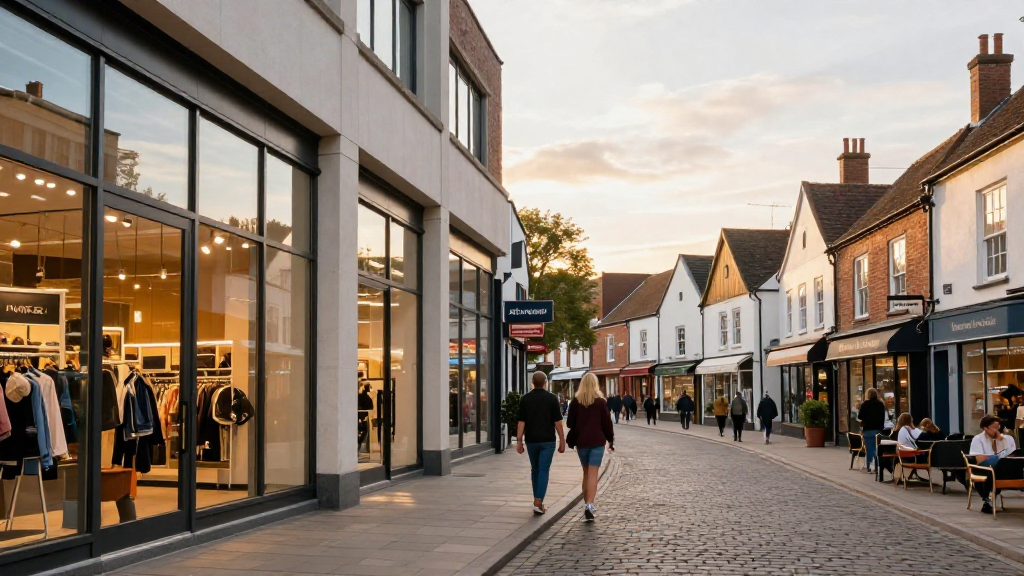 How Does a Mall Compare to a Town Center