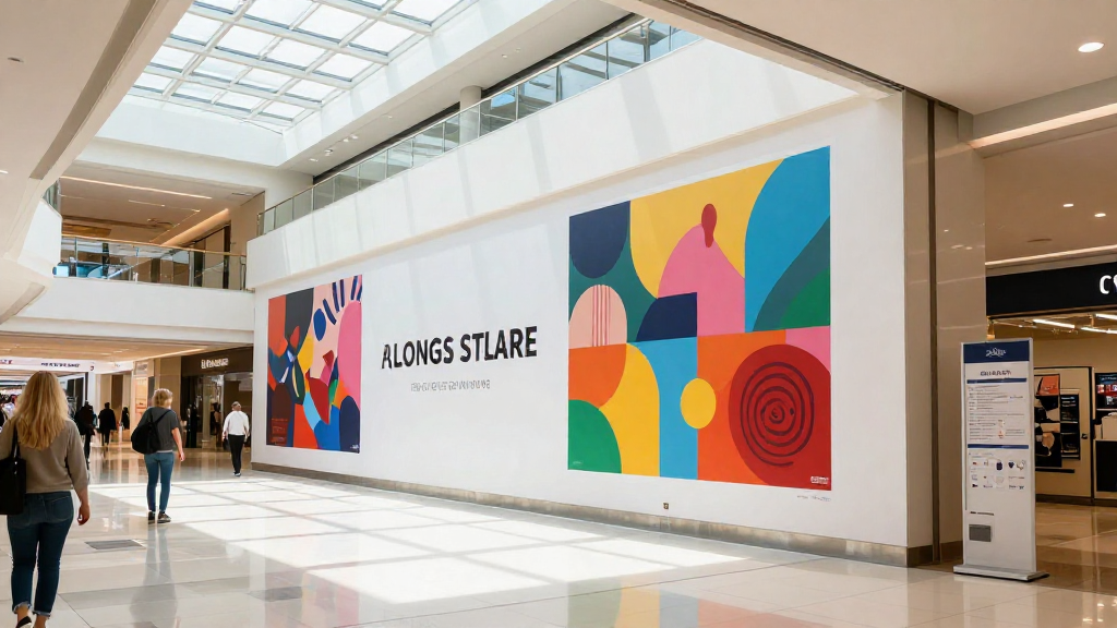 How Is Wall Space Used in Malls