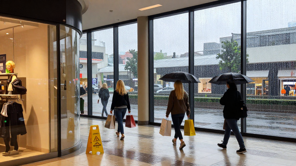 How Do Malls Operate During Rainy Weather